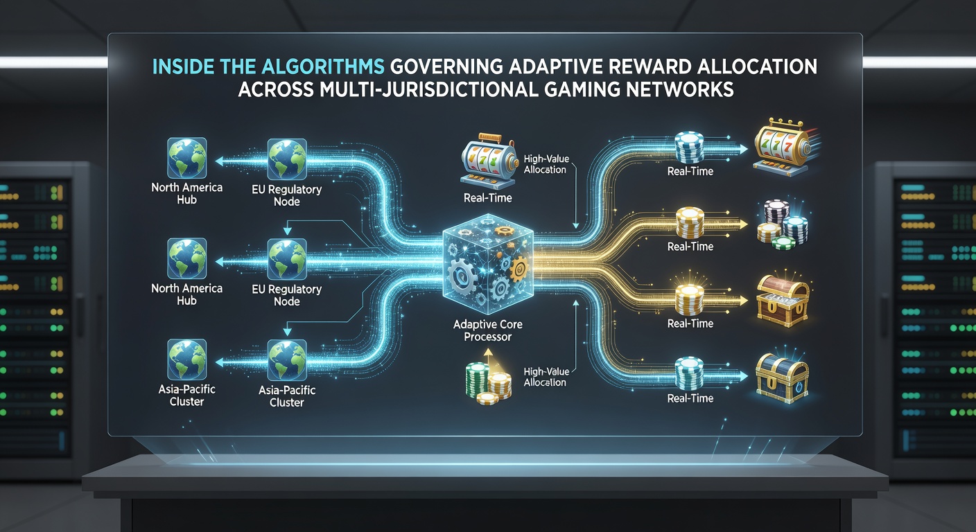 Flowchart illustrating reward allocation adjustments based on real-time jurisdictional compliance checks