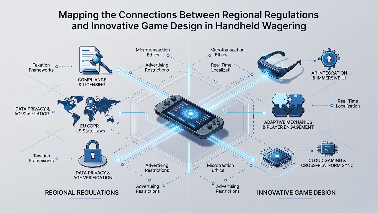 Screenshot examples of mobile wagering app interfaces customized for compliance with European, North American, and Asian regulatory standards