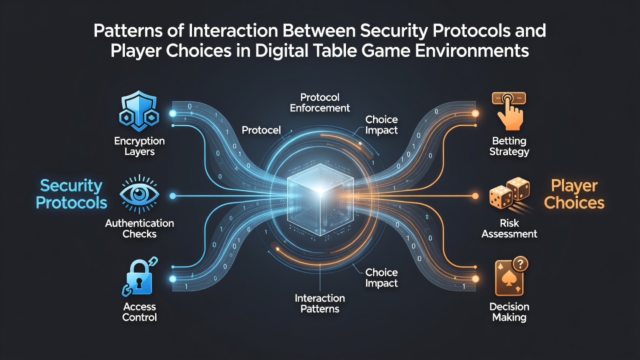 Player decision patterns influenced by digital security frameworks